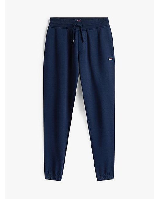 Tommy Hilfiger Slim Jogger Met Boorden En Geborduurde Vlag in het Blue voor heren