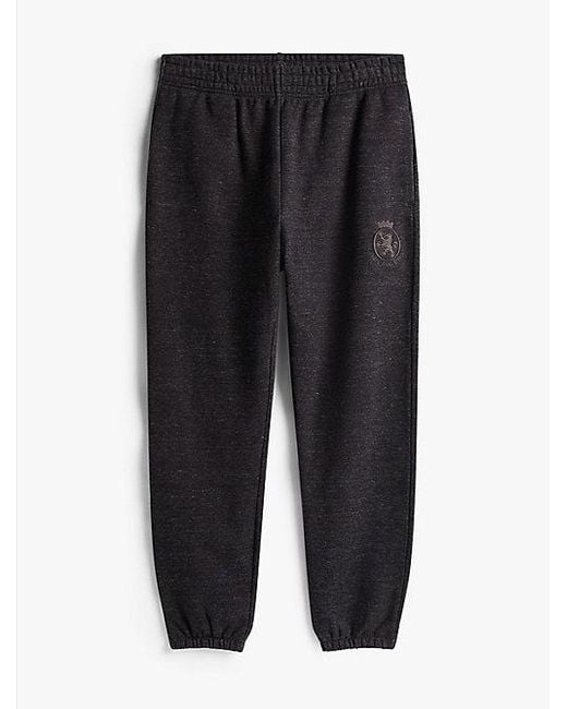 Tommy Hilfiger Relaxed Fit Jogger Met Varsity-Embleem in het Black voor heren