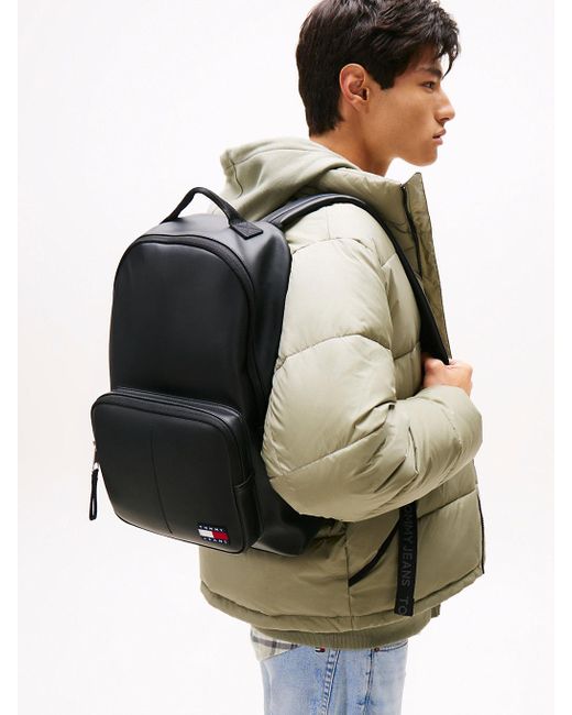 Zaino Essential Con Logo di Tommy Hilfiger in Black da Uomo