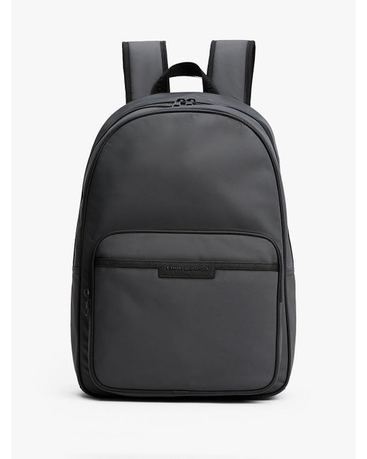 Zaino Tono Su Tono Con Logo di Tommy Hilfiger in Black da Uomo