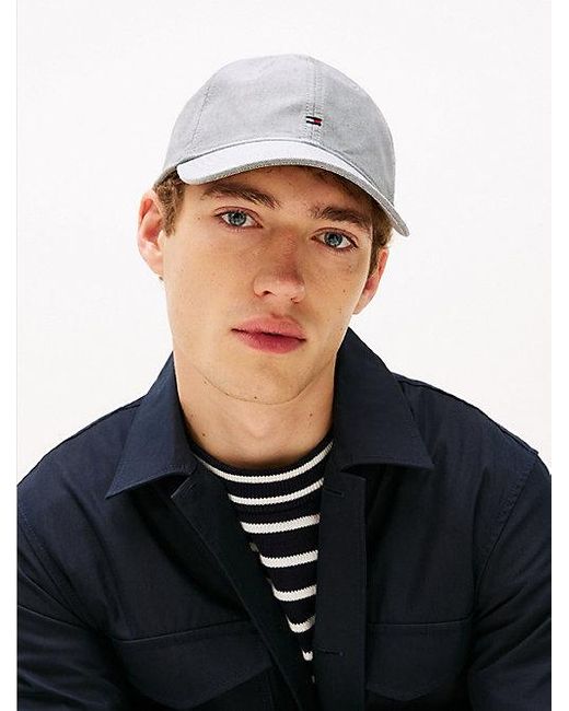 Gorra De Béisbol De Seis Paneles Tommy Hilfiger de hombre de color White