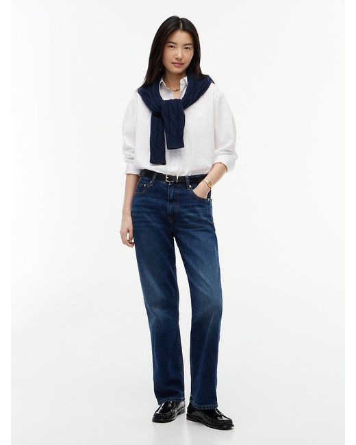 Tommy Hilfiger White Classic Oversized Fit Poplin Shirt