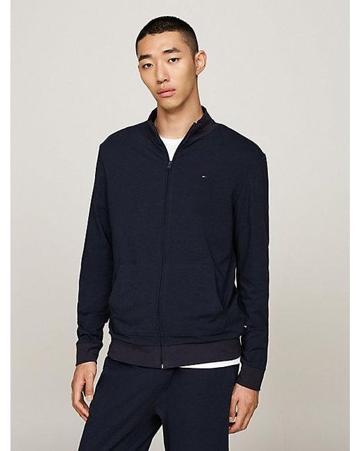 Sudadera Con Cremallera Tommy Hilfiger de hombre de color Blue