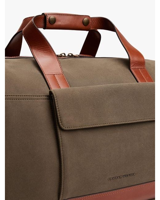 Borsone Casual Con Logo di Tommy Hilfiger in Brown da Uomo