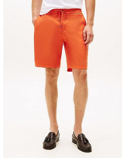 Tommy Hilfiger Mercer Relaxed Fit Shorts Mit Waschung in Red für Herren