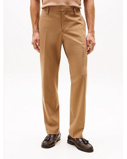 Tommy Hilfiger Pak Van Twill Met Wol in het Natural voor heren