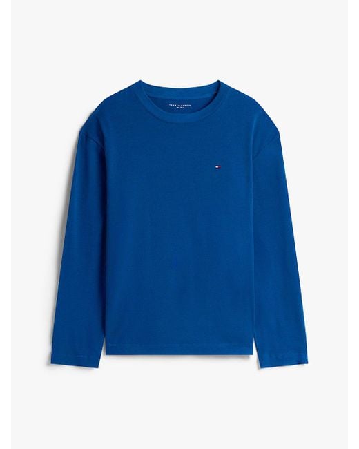 Completo Pigiama Original A Maniche Lunghe di Tommy Hilfiger in Blue da Uomo