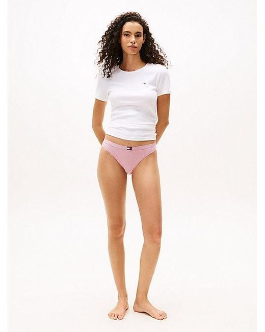 Tommy Hilfiger Set Van 3 Slips Met Heritage-Logo in het Gray