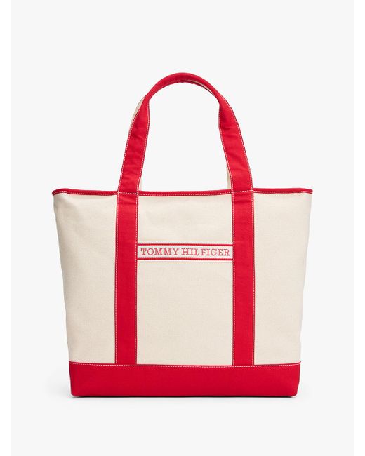 Borsa Da Spiaggia di Tommy Hilfiger in Red