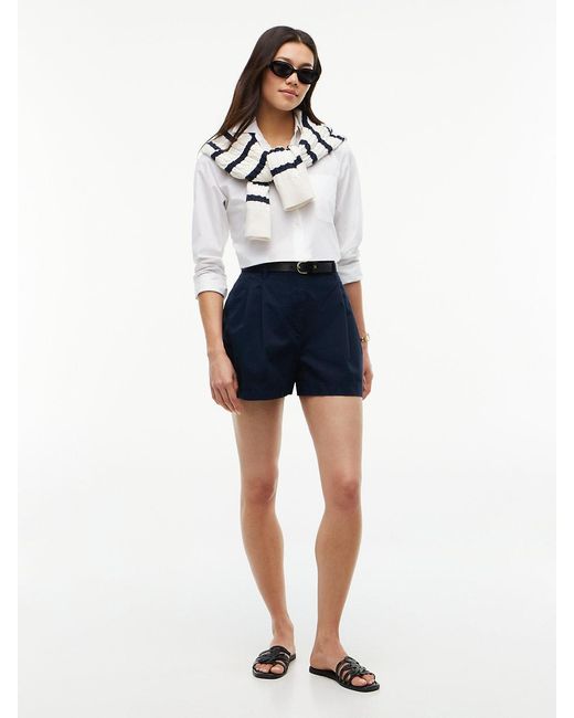 Tommy Hilfiger Blue Washed Flared Chino Shorts