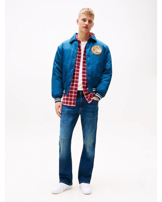 Tommy Hilfiger Blue Ryan Whiskered Bootcut Jeans for men
