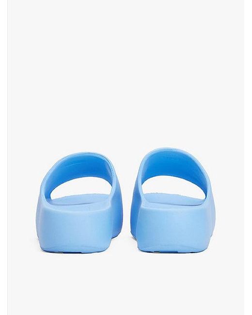 Tommy Hilfiger Platformsandaal Met Logo in het Blue