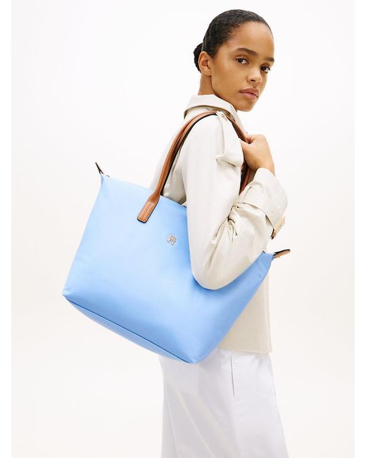 Tommy Hilfiger Blue S Popette Tote