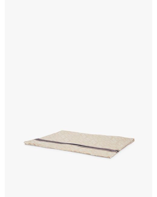 Tommy Hilfiger Natural Th Monogram Lightweight Scarf