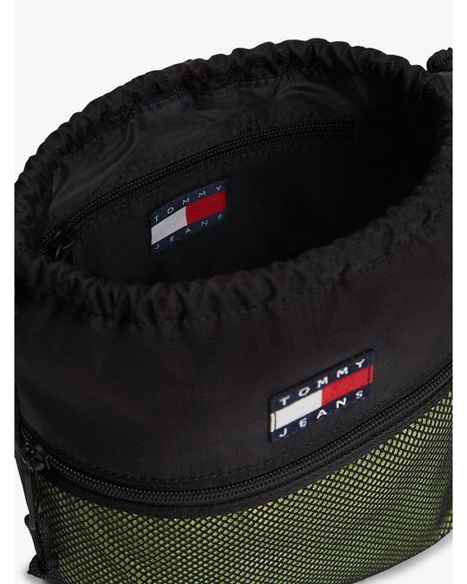 Tommy Hilfiger Green Logo Ripstop Crossbody Outdoor Bag for men