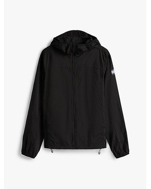 Cortavientos Slim Resistente Al Agua Tommy Hilfiger de hombre de color Black