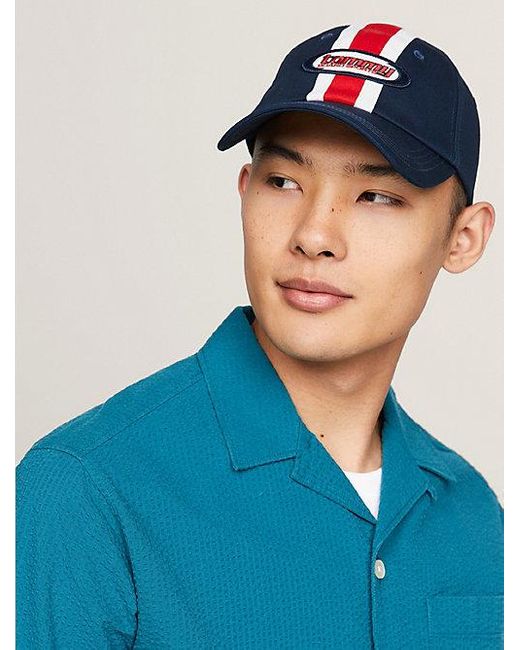 Tommy Hilfiger Prep Baseball-Cap mit Logo-Patch in Blue für Herren