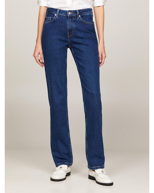 Tommy Hilfiger Blue Classics Mid Rise Straight Jeans