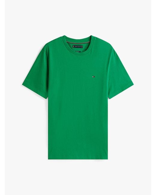 T-Shirt À Col Ras-Du-Cou Tommy Hilfiger pour homme en coloris Green