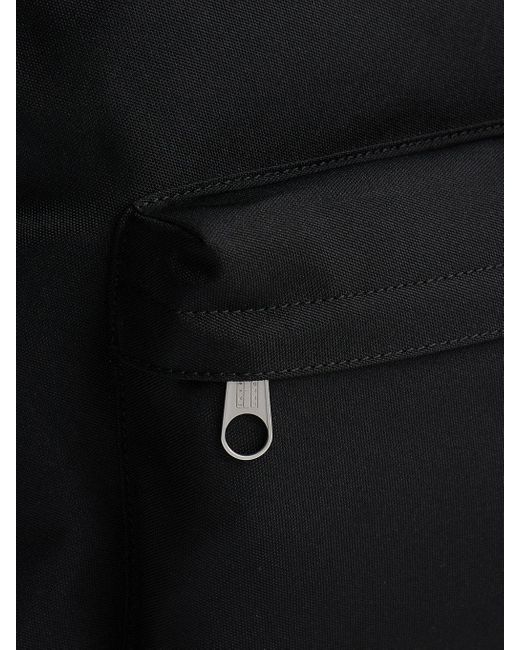 Tommy Hilfiger Black Essential Textile Dome Backpack for men