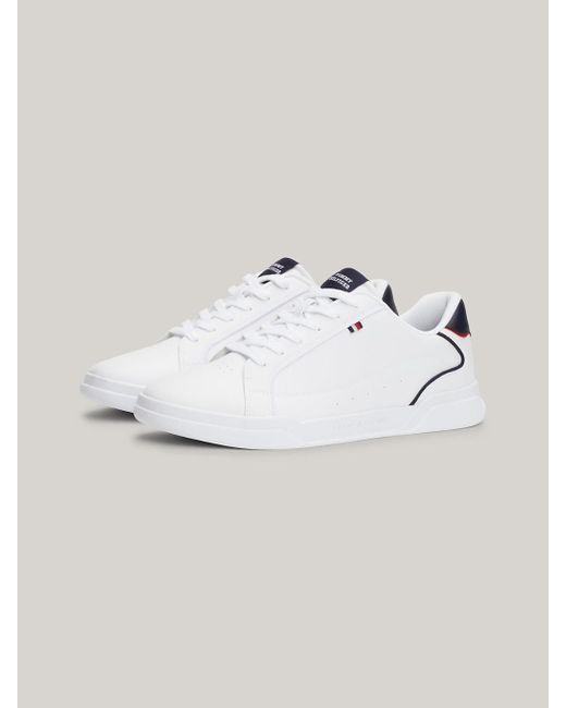 Tommy Hilfiger Metallic Contrast Piping Cupsole Trainers for men