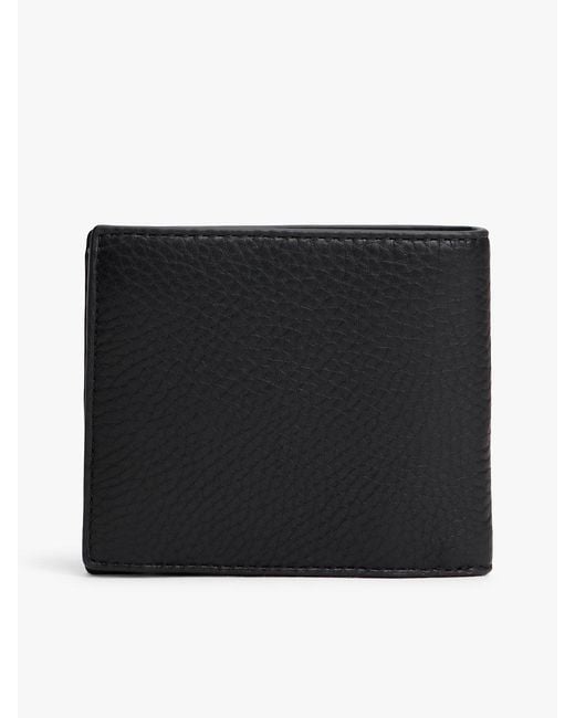 Tommy Hilfiger Black Casual Leather Card And Coin Wallet for men