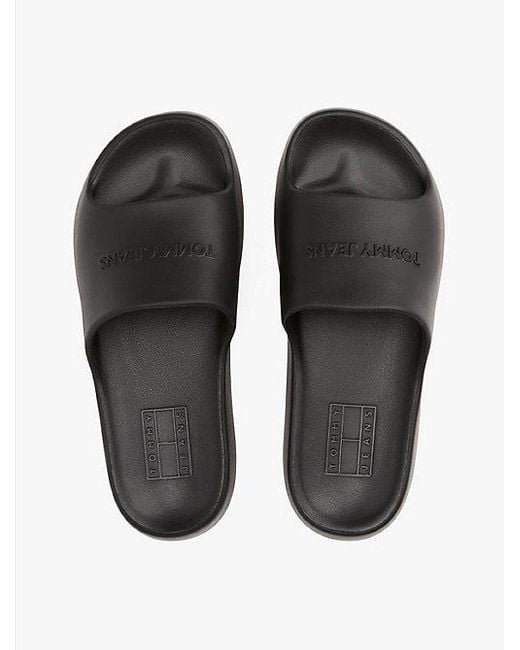 Tommy Hilfiger Platformsandaal Met Logo in het White
