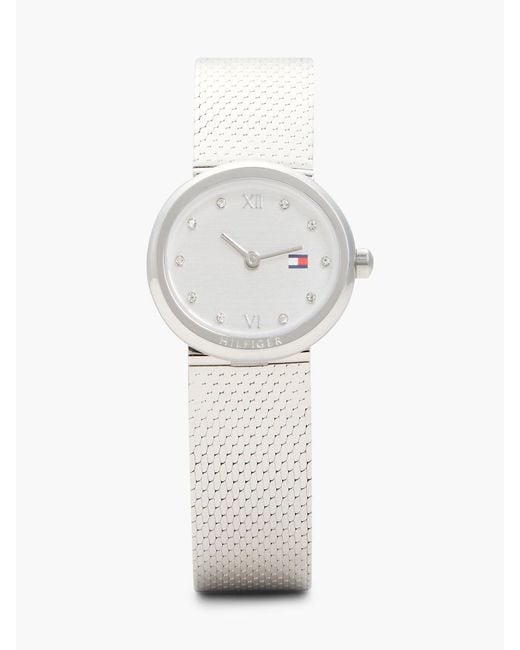 Tommy Hilfiger White Stainless Steel Watch