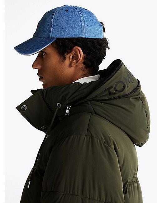 Cazadora Acolchada Con Capucha Tommy Hilfiger de hombre de color Green