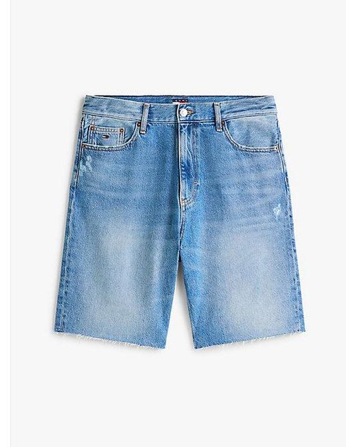 Tommy Hilfiger Isaac Relaxed Straight Denim Short in het Blue voor heren