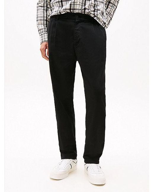 Tommy Hilfiger Isaac Regular Broek Van Twill in het Black voor heren