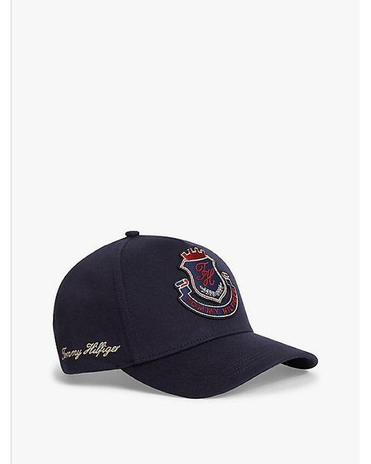 Tommy Hilfiger Blue Heritage Baseball-Cap Mit Logo-Patch