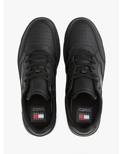 Sneakers Rétro Con Esterno di Tommy Hilfiger in Black da Uomo