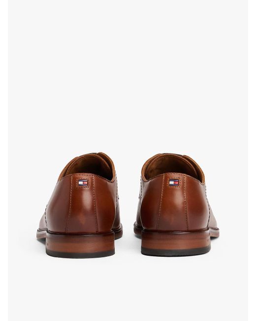 Scarpe Derby di Tommy Hilfiger in Brown da Uomo