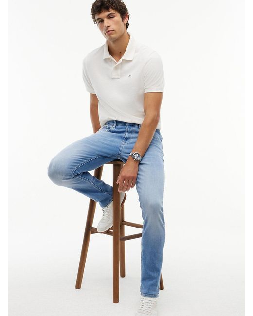 Tommy Hilfiger Blue Austin Slim Tapered Jeans for men