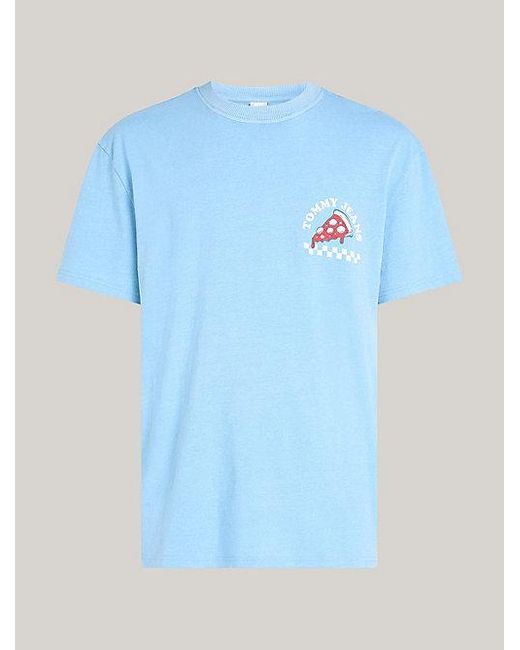 Tommy Hilfiger Plus T-shirt Met Graphic Op De Rug in het Blue voor heren