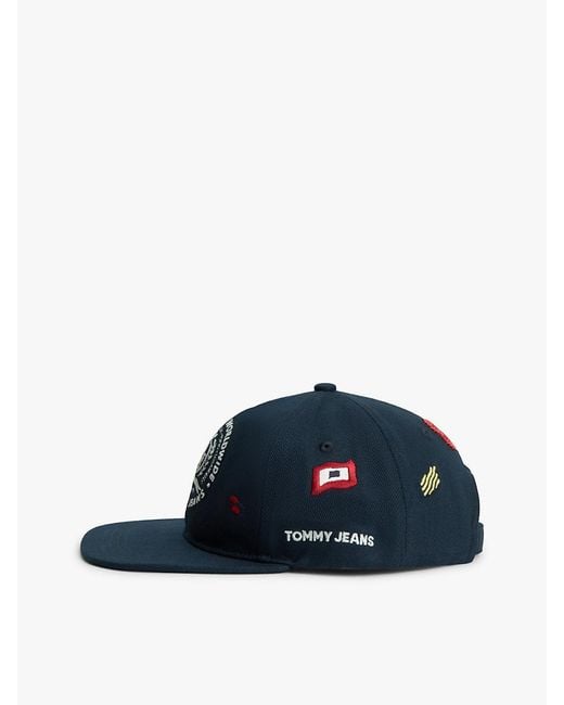Cappello Da Baseball Con Bandiere Ricamate di Tommy Hilfiger in Blue da Uomo