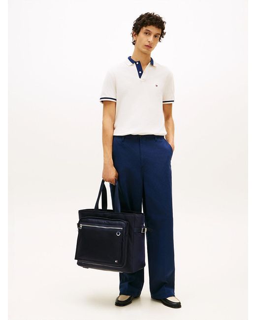 Sac De Voyage Week-End À Drapeau En Émail Tommy Hilfiger pour homme en coloris Blue
