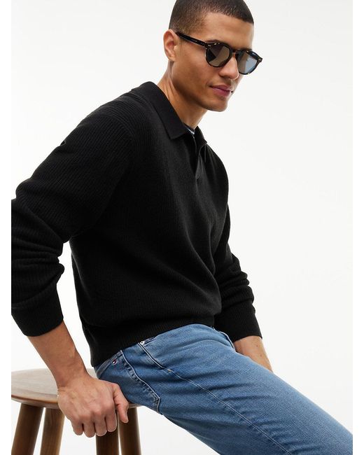 Tommy Hilfiger Blue Denton Faded Straight Leg Jeans for men