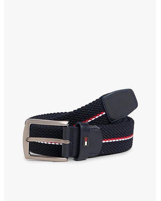 Cinturón Denton Corporate Elástico Tommy Hilfiger de hombre de color Blue