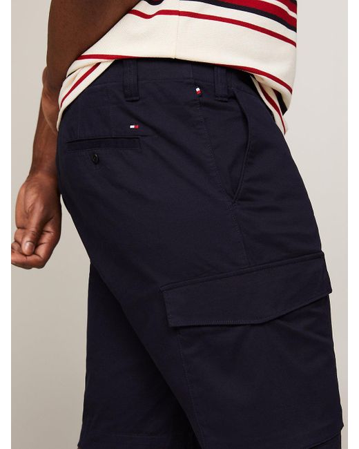 Tommy Hilfiger Blue Plus 1985 Collection Essential Cargo Shorts for men