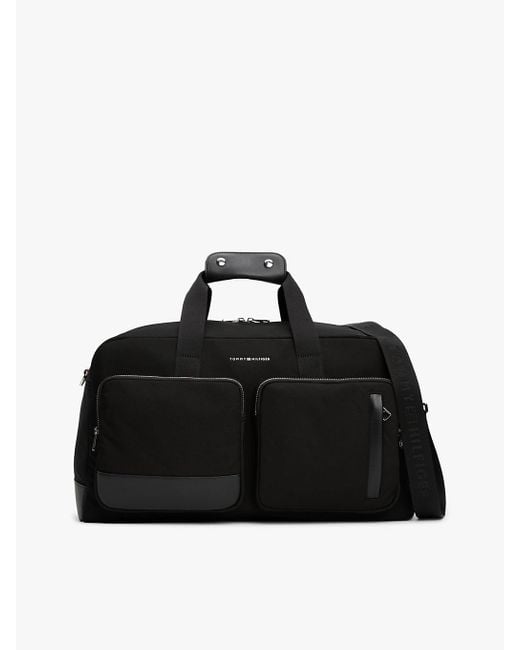 Borsone Th Business Con Logo di Tommy Hilfiger in Black da Uomo