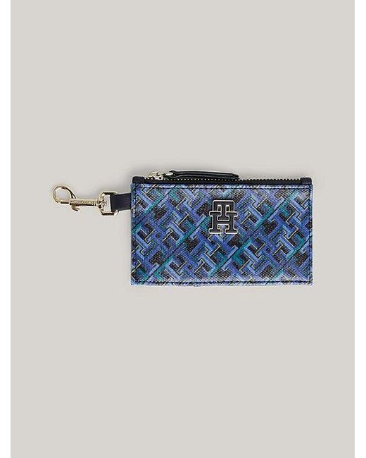 Tommy Hilfiger Th Monoplay Clip-on Creditcardhouder in het Blue