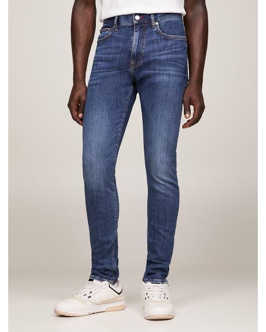 Tommy Hilfiger Blue Th Flex Layton Extra Slim Fit Jeans for men
