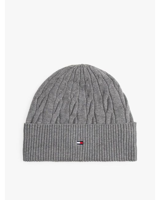 Berretto di Tommy Hilfiger in Gray da Uomo