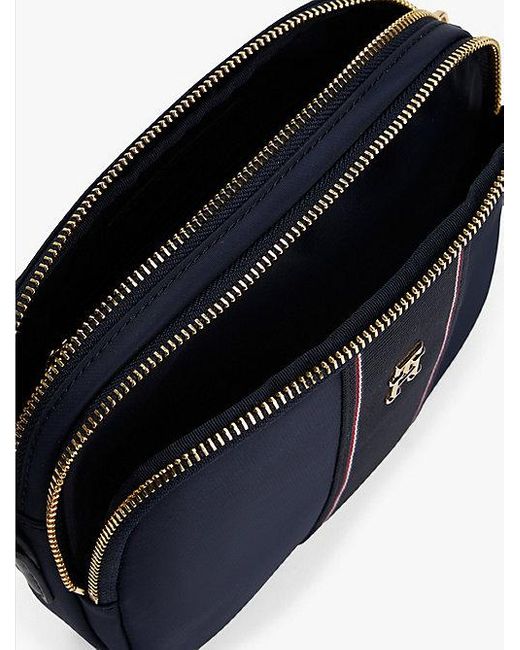 Tommy Hilfiger Crossbody-Cameratas Met Th-Monogram in het Blue
