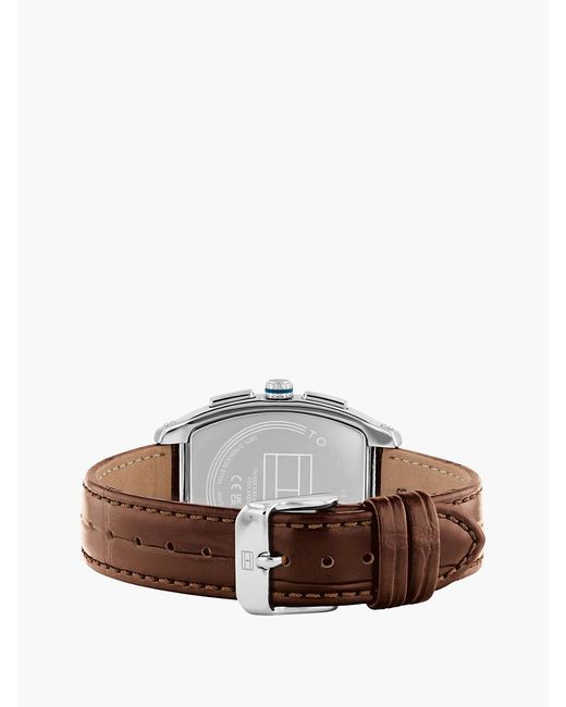 Orologio Con Quadrante Blu E Cinturino di Tommy Hilfiger in Blue da Uomo
