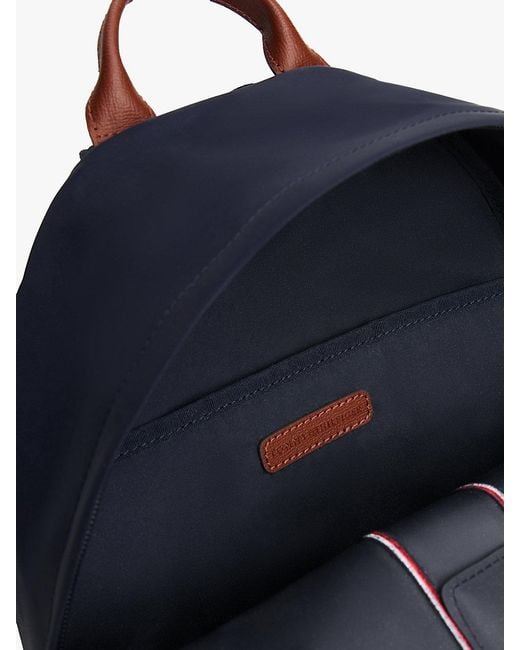 Tommy Hilfiger Blue Signature Tape Dome Backpack