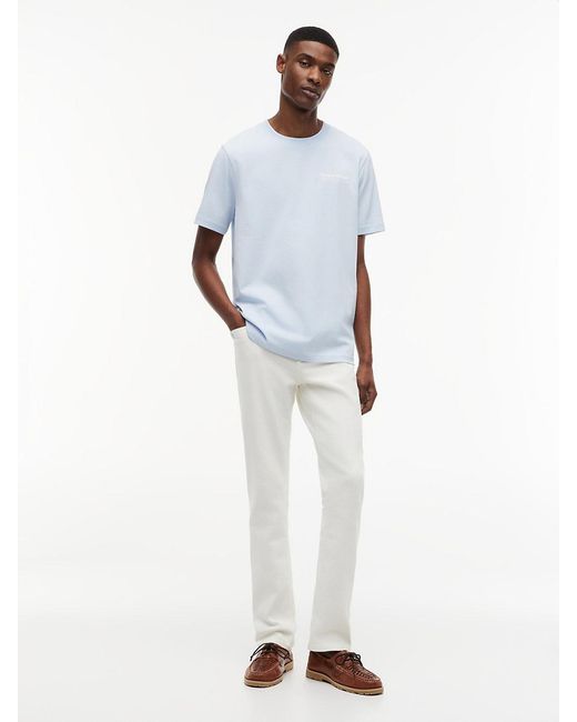 Tommy Hilfiger White Back Graphic Jersey Crew Neck T-Shirt for men
