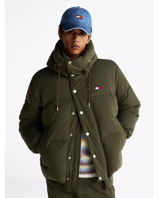 Doudoune Décontractée À Capuche Tommy Hilfiger pour homme en coloris Green